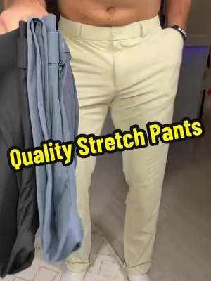 Men’s Stretch Casual/Dress Pants. #pants #menspants #mensfashion #mensclothing #tiktokshopcreatorpicks 