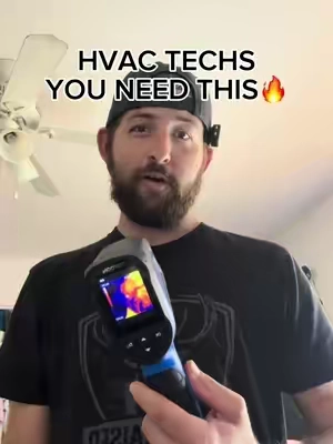 Your eyes can’t see the temperature… but this can👀🌡️ The TOPDON TC004 is one of those tools you dont realize you need untill you have one. #tiktokmademebuyit #hvactechnician #hvactools #thermalcamera #CapCut 