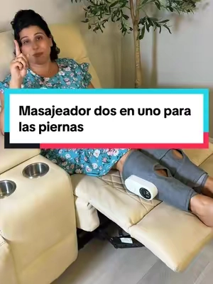 Masajeador de piernas LANG para la circulación y el alivio del dolor, masajeador de compresión de aire para las pantorrillas con calor, 3 niveles de intensidad y 3 modos de masaje. Fácil de usar, ideal para la relajación. RLANG Leg Massager for Circulation and Pain Relief, Calf Air Compression Massager with Heat, Leg Massager with 3 Intensities, 3 Modes, Easy to use, Muscle Relaxation #circulación #bloodflow #compression #legmassage #swelling  menos