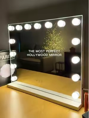 I’m obsessed with my new vanity mirror! My makeup honestly looks 10x better now thanks to how bright and crystal-clear it is. Definitely a must-have! 🥰✨\#vanitymirrorwithlights#vanitymirror #hollywoodmirror#homemakeover #tiktoksummersale 