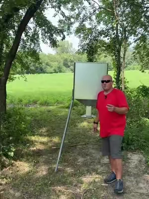 This 450 lb capacity gravity deer feeder is built for keeping a large amount of feed available without constantly refilling. The galvanized steel construction makes it a solid option for deer management, hunting property, food plots and keeping wildlife fed throughout the season. #tiktokshopcreatorpicks #TikTokshopbacktoschool #DeerFeeder #DeerHunting #hunting 