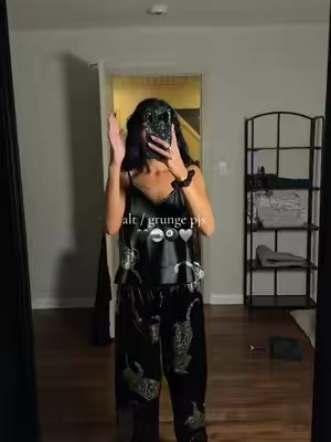 The dark aesthetic pjs I needed #alt #grunge 
