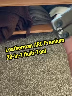 Leatherman ARC Premium 20-in-1 Multi-Tool with MagnaCut Blade and One-Hand Access.  #leatherman #multitool #edgear #tiktokshopspringglowup #edcknife @Leatherman Tools 