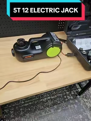 VEVOR 4T 12V ELECTRIC CAR JACK, LIFTS FROM 6.1" - 16.5", AIR COMPRESSOR AND JACK COMBO WITH IMPACT WRENCH AND SOCKETS IN A CASE. #electricjack #carjack #tiktokshopcreatorpicks #TikTokshopbacktoschool #vevor @Haidee_Collab @CreatorCollab_Mabel @VEVOR Store 