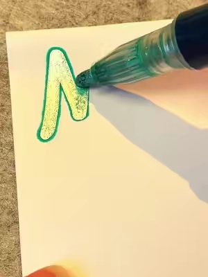 "It's a magical pen where wishes written come true. #OutlinePens #artisticessentials #tiktokmademebuyit #acrylicpainting #acrylicmarkers hq