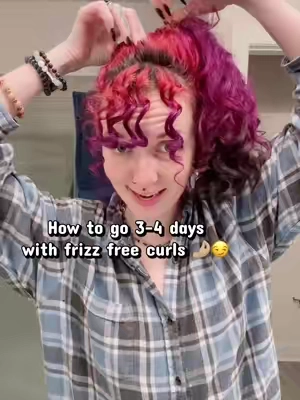 I save so much time and money with this low maintenance curly hair routine that gives me soft frizz free curls for 3-4 days between wash days!! #TikTokshopbacktoschool 