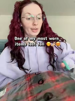 Long flannel plaid shirt with pockets 🤌🏼 #falloutfitinspo  #TikTokshopbacktoschool 