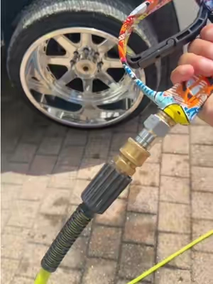 Upgrade that pressure washer hose! 50 and 100 ft available! #detailing #CarDetailing #cars #trucks 