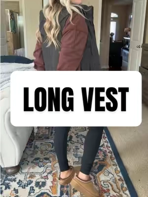 A cold weather staple #falloutfits #vestoutfit #layering #cute #comfy 