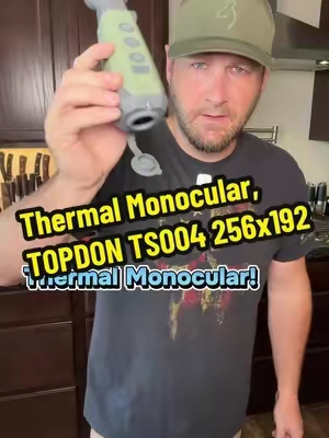 Thermal Monocular! Nothing hides from me in the dark! TOPDON TS004 256x192 Thermal Monocular, Supported Wireless Connection, 13mm 50Hz Thermal Night Vision with 11-Hour Battery Life, IP67 Waterproof Thermal Imaging Monocular for Hunting. #topdon #thermal #Outdoors #camp #hunting @Topdonshop  