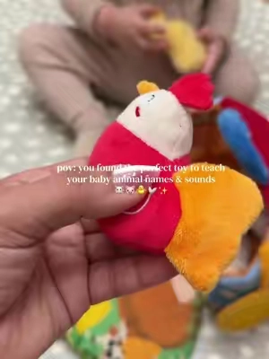The cutest farm animals toy🐮🐷🐓🐥 #babytoys #toddlertoy #farmanimals #juguetesparabebes 