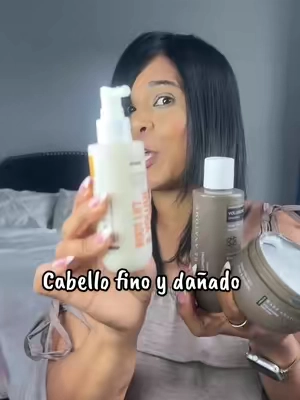 Respuesta a @Laiza Maldonado Champú voluminizador ,Mascarilla voluminizadora ,Spray voluminizador y elevador de raíces para unos largos suaves y un volumen duradero en la raíz.#cabellofino #cabellovoluminoso #cabellodañado @Bare Anatomy Haircare 