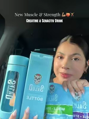 New launch from Taste Salud and I’m obsessed!! 🩵✨ ‼️Blue bottle is only while supplies last so be quick👀‼️ @Taste Salud  #saludstrength #salud #creatine #GymTok #newlaunch  