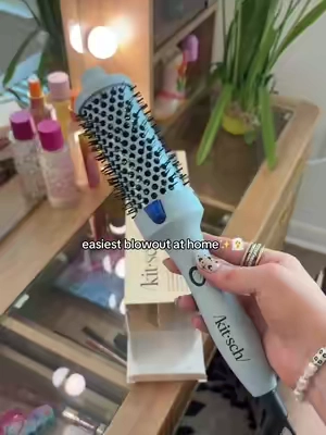 Volumizing Thermal Round Brush Large ✨😍 #kitsch #blowout #roundbrush #blowoututorial #kitschthermalbrush 