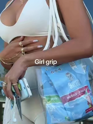 GIRL GRIP ESSENTIALS 🎀 Phone, keys, lip gloss, and obviously a few Muscle + Strength sticks because we refuse to make two trips! 🤭 5g of Creatine Monohydrate + 50mg of Senactiv® per stick to support strength, performance, recovery, and cognitive function. The girl grip just got stronger! 💪 Shop now on TikTok Shop or online at tastesalud.com 💻 #CheersToHealth