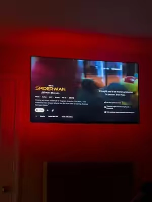 If you want a nice color in your room without having to put LED lights all the way around your room this is perfect! Also brings a very vibe into your room!🎀#contentcreator #tvledlights #fypシ゚viral  #CapCut 