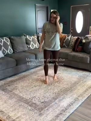 I have had so many from this company and they never disappoint! We have them all over our house and I’ve also gifted some!  #huloosleep #memoryfoam #playmat 