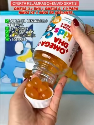 @Dr.Moritz 🍊 OMEGA 3 DHA KIDS 3, 6 Y 9, apoya la visión, la concentración, el enfoque #omega3 #omega3kids #kidshealth #supplements #TikTokShopCreatorPicks 