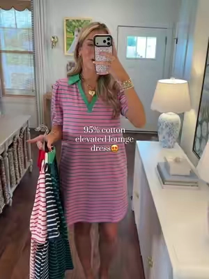 Forgot that it's 95% COTTON!! So good!! Especially with how affordable it is!😍 the stretch and comfort are so good! Wearing size M and I'm 5'9! #affordablefashion #fallfashion #elevatedloungewear #boujeeonabudget #southernfashion 