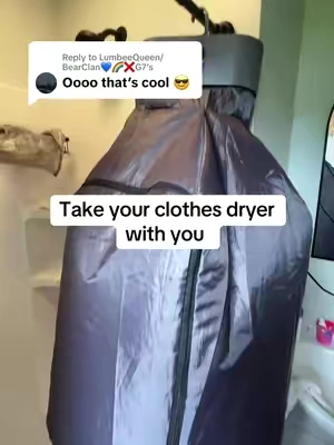 Replying to @LumbeeQueen/BearClan💙🌈❌G7 This will dry more than just wet clothes! #dryer #portabledryer #laundry #gadgets #spotlightfinds 