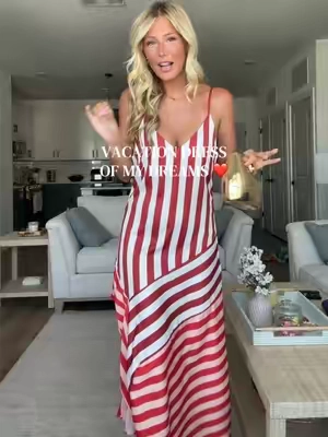 Not letting go of the stripes just yetttt #dress #maxidress #stripedress #vacationdress #vacationootd 