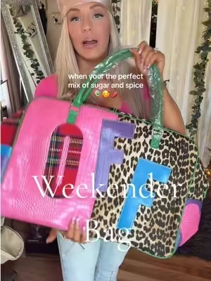 Bold, oversized & impossible to miss! @Dolls Kill #weekendbag #BeBoldBeYou #travelbags #dufflebag #statementbag 