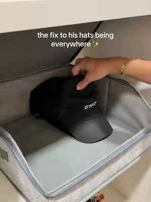These large stackable hat organizers are perfect if your hat collection is taking over your closet 🙌🏼 They keep everything protected, visible, and easy to grab. #TikTokShop #HatStorage #ClosetOrganization #OrganizationHacks #HomeFinds 