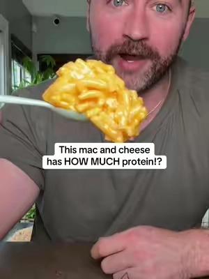 Nearly 50 grams of protein and less than 300 calories for this Mac and cheese from @Legendary Foods  #highprotein #macandcheese #pasta #noodles 