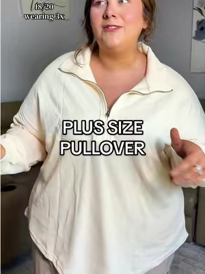 oversized and sooo comfy ⭐️ #plussizefashion #plussizesweatshirt #oversized #fallfashion #tiktokbacktoschool 