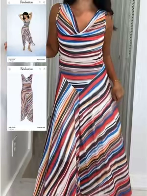 Realisation P@r lookalike dress - The Cora in a size small! So cute and affordable. Love this striped color combo