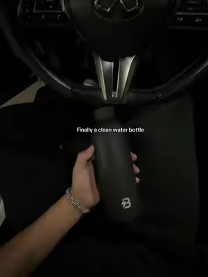 The Mat black finish on this is clean  #fyp #waterbottle #hydration #tiktokmademebuyit #hydroflask 
