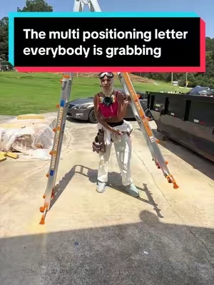 Replying to @Shark07R1 it saves so much space🥹 Hope this helps❤️ #ladder #multipurposeladder #homeownertips #homeimprovement #homerenovations