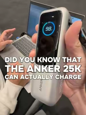 Two chargers. That’s it. ✈️🔋 ANKER is bundling the 25,000mAh Power Bank with the 45W Smart Display Charger so you can stop packing a separate laptop charger, extra charging brick, and a pile of cables. You get portable power for on the go + a powerful 45W charger for your everyday devices—all in one travel-ready bundle. And when you bundle them, you save compared to buying them separately. 🙌 Pack less. Charge more. Travel smarter. ✈️ #ANKER #TravelEssentials #TechTravel #TravelHacks #TikTokMadeMeBuyIt @ANKER 