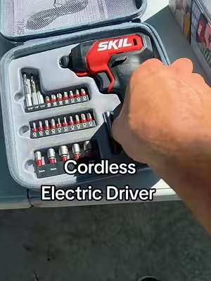 SKIL New Arrival Cordless Electric Driver - Compact Power Tool for Home Projects #electricscrewdriver #skil #TikTokshopbacktoschool #impactdriver @SKIL 