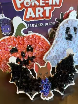 No mess STEM activities for the kiddos this Fall - Poke in Art - Skillmatics Art & Craft Activity, Mess-free Art for Kids, DIY kit, Gifts for Girls & Boys Ages 4 to 9 Creative Play Artistic #Halloween #pokeinart #kidscrafts #screenfreeactivities #TikTokshopbacktoschool 