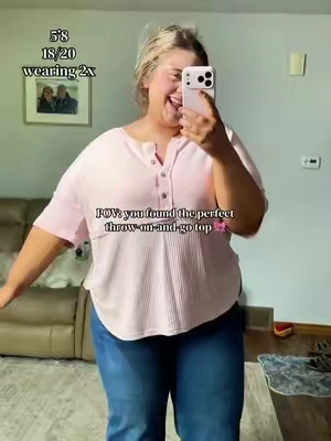 plus size girlie approved + keeps the belly covered 🎀 #easyoutfits #plussizefashion #outfitinspo #plussizetops #tiktokbacktoschool 