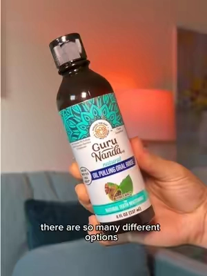 Never tried oil pulling? A pre-brush step that helps freshen breath and clean your mouth before brushing 🥥 Swish, spit then follow with the rest of your oral care routine #gurunanda #backtoschoolshopping #backtoschoolhaul #oilpulling 