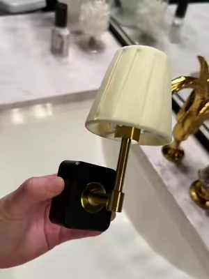 this little pleated shade night light is cute & convenient! I’m in love 🥹 #nightlight #lamp #pleatedlampshade #cutedecor #TiktokShopCreatorPicks   