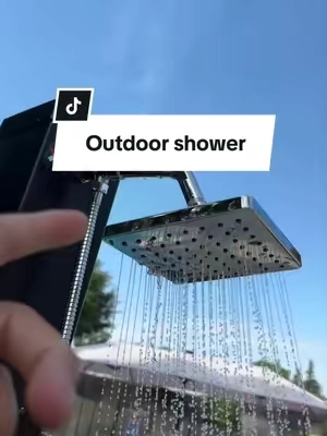 #outdoorshower #outdoorshowerideas #solarshower #tiktokshopcreatorpicks 