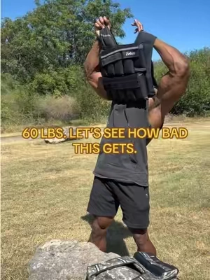 I put on this 60 lb weighted vest and took my full-body workout outside. I’m using it for step-ups, squats, lunges, push-ups, strength training, cardio, and bodyweight workouts when I don’t have time for the gym. Now I want to see who else can handle the 60 lb challenge. @ZELUS Fitness #TikTokshopbacktoschool #60LbWeightedVest #WeightedVestWorkout #FullBodyWorkout #StrengthTraining