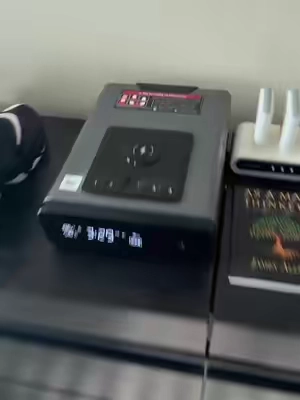 Best selling safe on TikTok #safebox #roommates #collegeroommates #desktop #nightstand 