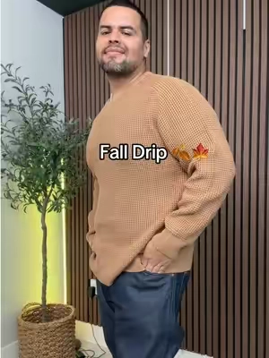 Men’s fall crewneck sweater is now available at an incredible price #mensfashion #menswear 
