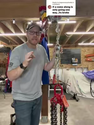 Replying to @bapunozzydaddy letting slack out and ratcheting are different things. VEVOR Heavy Duty Chain Hoist #vevor #vevorttshop #vevorsuperbrandday #hoist #TikTokshopbacktoschool 