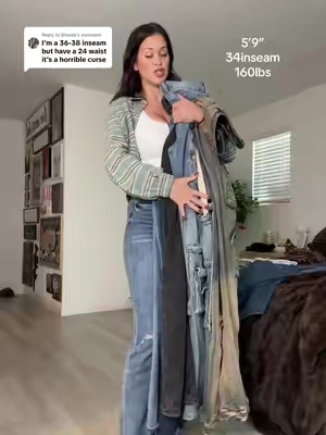 Replying to @Brooke  Hope this helps girly  #jeans #tallgirl #fashionnova 
