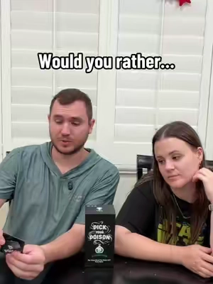 Pick Your Poison is the ultimate Would You Rather card game 😂🌶️ Every card gives you two impossible choices, and you HAVE to pick one. Perfect for game night, parties, date nights, or finding out how unhinged your friends really are. 😭 #PickYourPoison #WouldYouRather #CardGames #GameNight #PartyGames 