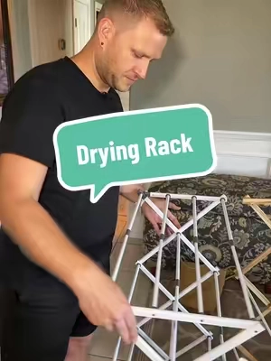 This drying rack is so sturdy @L I V O #dryingrack 