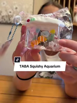 🐠✨ A squishy little aquarium you can take anywhere! These Squishies have that creamy clay-like feel and satisfying squeeze for sensory fun!🌊🫧 #taba #tabasquishy #FidgetToy #Squishy #sensorytoy 