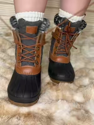 Botas para nieve aprueba de agua#botas #nieve #snowboots #snow #invierno 