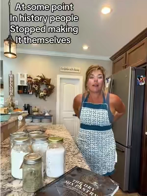 Just like my grandmother did from the heart and from scratch @The Homestead Fam Homestead Fam #FromScratchCooking #drymixpantry #drypantrymixes #homemade 