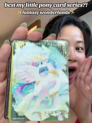 Ripping a whole box of my Little Pony fantasy Wonderlands trading cards ##mylittlepony##mylittleponytcg##mlpcards##mylittleponyfandom##tcgcollector